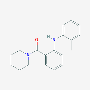 molecular formula C19H22N2O B376548 N-(2-methylphenyl)-2-(1-piperidinylcarbonyl)aniline 