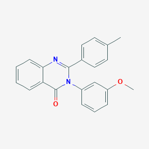 molecular formula C22H18N2O2 B376565 3-(3-methoxyphenyl)-2-(4-methylphenyl)quinazolin-4(3H)-one 