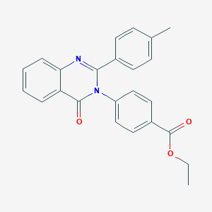 ethyl 4-(2-(4-methylphenyl)-4-oxoquinazolin-3(4H)-yl)benzoate
