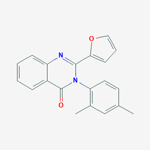 molecular formula C20H16N2O2 B376569 3-(2,4-dimethylphenyl)-2-(2-furyl)-4(3H)-quinazolinone 