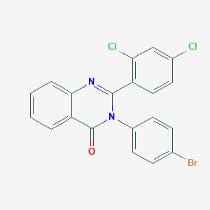 3-(4-bromophenyl)-2-(2,4-dichlorophenyl)quinazolin-4(3H)-one