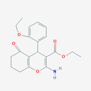 ethyl 2-amino-4-(2-ethoxyphenyl)-5-oxo-5,6,7,8-tetrahydro-4H-chromene-3-carboxylate