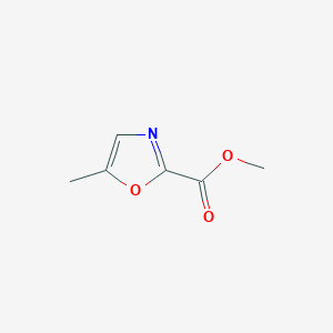 molecular formula C6H7NO3 B037667 5-甲基恶唑-2-甲酸甲酯 CAS No. 124999-43-5