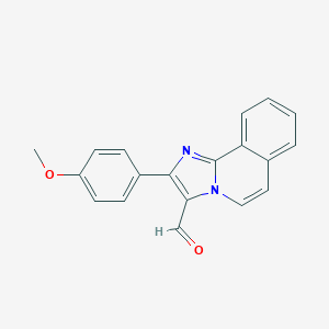 2-(4-Methoxyphenyl)imidazo[2,1-a]isoquinoline-3-carbaldehyde