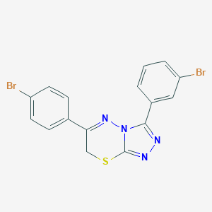 3-(3-bromophenyl)-6-(4-bromophenyl)-7H-[1,2,4]triazolo[3,4-b][1,3,4]thiadiazine