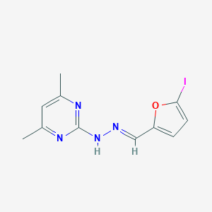 5-Iodo-2-furaldehyde (4,6-dimethylpyrimidin-2-yl)hydrazone
