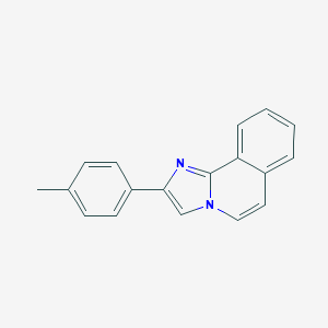 molecular formula C18H14N2 B376741 2-(4-Methylphenyl)imidazo[2,1-a]isoquinoline CAS No. 61001-04-5