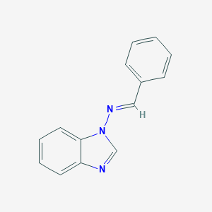 molecular formula C14H11N3 B376750 N-(1H-benzimidazol-1-yl)-N-benzylideneamine 