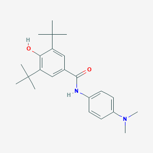 3,5-ditert-butyl-N-[4-(dimethylamino)phenyl]-4-hydroxybenzamide