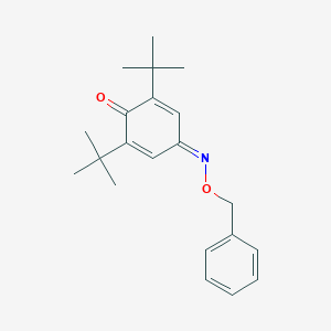 molecular formula C21H27NO2 B376764 2,6-ditert-butylbenzo-1,4-quinone 4-(O-benzyloxime) 