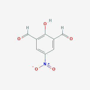 molecular formula C8H5NO5 B376768 2-Hydroxy-5-nitroisophthalaldehyde 