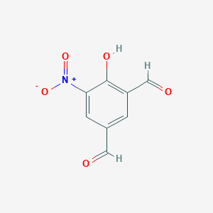 molecular formula C8H5NO5 B376770 4-羟基-5-硝基苯-1,3-二甲醛 CAS No. 70310-96-2