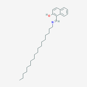 molecular formula C29H45NO B376772 1-[(Octadecylimino)methyl]-2-naphthol 