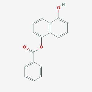 molecular formula C17H12O3 B376781 (5-Hydroxynaphthalen-1-yl) benzoate 