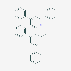 molecular formula C36H27N B376786 2-(2-Methyl-4,6-diphenylphenyl)-4,6-diphenylpyridine 