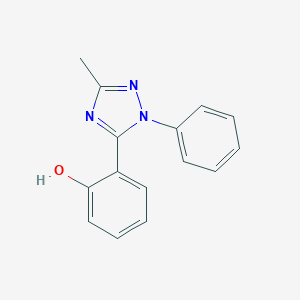 molecular formula C15H13N3O B376787 2-(3-methyl-1-phenyl-1H-1,2,4-triazol-5-yl)phenol CAS No. 65483-96-7