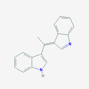 molecular formula C18H14N2 B376789 (3Z)-3-[1-(1H-indol-3-yl)ethylidene]indole 