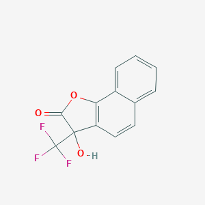 molecular formula C13H7F3O3 B376794 3-hydroxy-3-(trifluoromethyl)naphtho[1,2-b]furan-2(3H)-one 