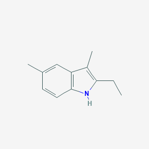 molecular formula C12H15N B376807 2-ethyl-3,5-dimethyl-1H-indole CAS No. 73177-34-1