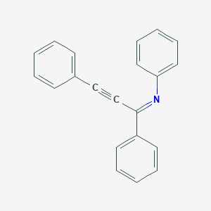 molecular formula C21H15N B376815 N-(1,3-diphenyl-2-propynylidene)-N-phenylamine 