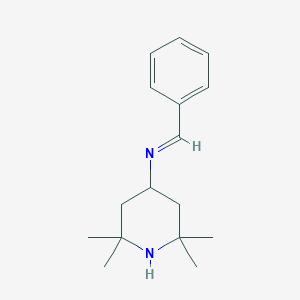 molecular formula C16H24N2 B376832 N-benzylidene-N-(2,2,6,6-tetramethyl-4-piperidinyl)amine 