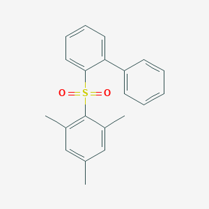 molecular formula C21H20O2S B376836 2-[(2,4,6-Trimethylphenyl)sulfonyl]biphenyl 