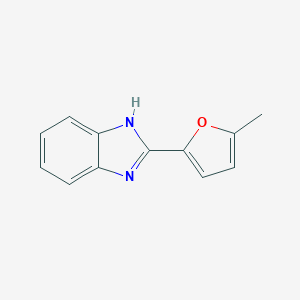 molecular formula C12H10N2O B376842 2-(5-甲基呋喃-2-基)-1H-1,3-苯并二唑 CAS No. 78706-11-3