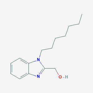 molecular formula C15H22N2O B376847 (1-heptyl-1H-benzimidazol-2-yl)methanol 