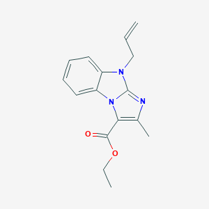 ethyl 9-allyl-2-methyl-9H-imidazo[1,2-a]benzimidazole-3-carboxylate