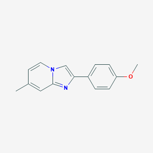molecular formula C15H14N2O B376860 2-(4-Methoxyphenyl)-7-methylimidazo[1,2-a]pyridine CAS No. 65964-63-8