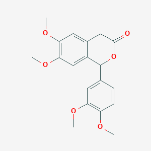 molecular formula C19H20O6 B376863 1-(3,4-dimethoxyphenyl)-6,7-dimethoxy-1,4-dihydro-3H-isochromen-3-one CAS No. 154502-82-6