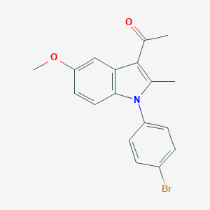 1-[1-(4-bromophenyl)-5-methoxy-2-methyl-1H-indol-3-yl]ethanone