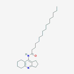 molecular formula C28H46N2O B376879 N-(2,3,5,6,7,8-hexahydro-1H-cyclopenta[b]quinolin-9-yl)hexadecanamide 
