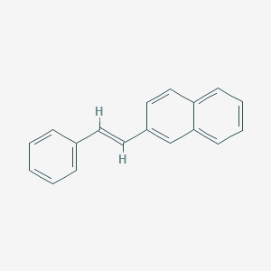 molecular formula C18H14 B376882 2-[(E)-2-Phenylethenyl]naphthalene 