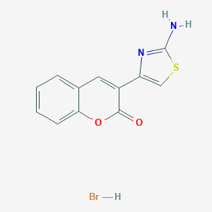 molecular formula C12H9BrN2O2S B376883 3-(2-Aminothiazol-4-yl)-2h-chromen-2-one CAS No. 61636-28-0
