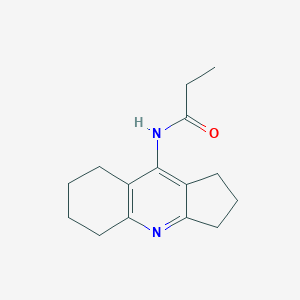 N-(2,3,5,6,7,8-hexahydro-1H-cyclopenta[b]quinolin-9-yl)propanamide