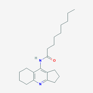 molecular formula C21H32N2O B376893 N-(2,3,5,6,7,8-hexahydro-1H-cyclopenta[b]quinolin-9-yl)nonanamide 