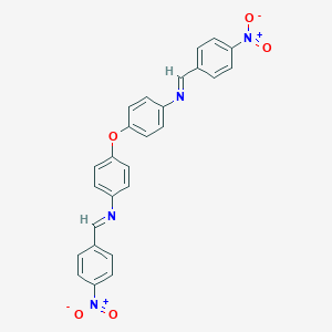 molecular formula C26H18N4O5 B376896 N-(4-nitrobenzylidene)-4-{4-[(4-nitrobenzylidene)amino]phenoxy}aniline 