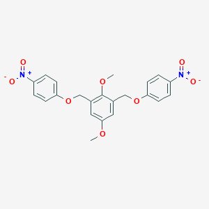 2,5-Dimethoxy-1,3-bis[(4-nitrophenoxy)methyl]benzene