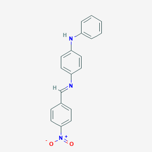 molecular formula C19H15N3O2 B376899 N-(4-anilinophenyl)-N-(4-nitrobenzylidene)amine 