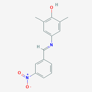 4-({3-Nitrobenzylidene}amino)-2,6-dimethylphenol