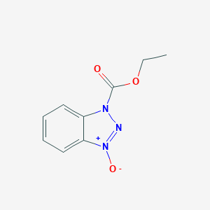 molecular formula C9H9N3O3 B376977 Ethyl 1H-1,2,3-benzotriazole-1-carboxylate 3-oxide 