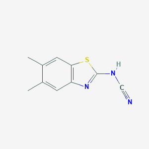 B037699 Cyanamide, (5,6-dimethyl-2-benzothiazolyl)-(9CI) CAS No. 119283-93-1