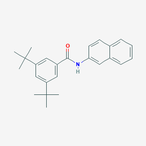 molecular formula C25H29NO B376991 3,5-di-tert-butyl-N-(naphthalen-2-yl)benzamide 