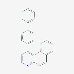 molecular formula C25H17N B377006 1-[1,1'-Biphenyl]-4-ylbenzo[f]quinoline 