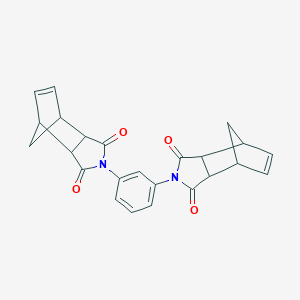 molecular formula C24H20N2O4 B377045 2,2'-(1,3-Phenylen)bis(3a,4,7,7a-tetrahydro-1H-4,7-methanoisoindol-1,3(2H)-dion) CAS No. 22536-00-1