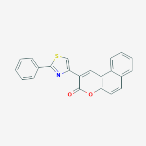 2-(2-phenyl-1,3-thiazol-4-yl)-3H-benzo[f]chromen-3-one