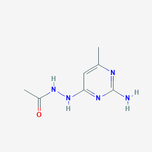 N'-(2-amino-6-methylpyrimidin-4-yl)acetohydrazide