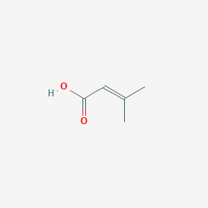molecular formula C5H8O2 B377074 3,3-二甲基丙烯酸 CAS No. 541-47-9