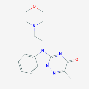 2-Methyl-5-(2-morpholin-4-ylethyl)-[1,2,4]triazino[2,3-a]benzimidazol-3-one